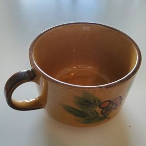 Vintage Extra Large Cup w/ floral prints